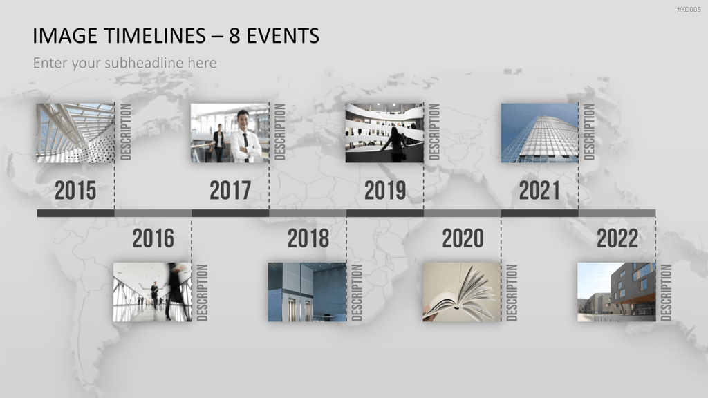 Zeitstrahl-Vorlagen-Paket (Timeline-Bundle) PowerPoint-Vorlage