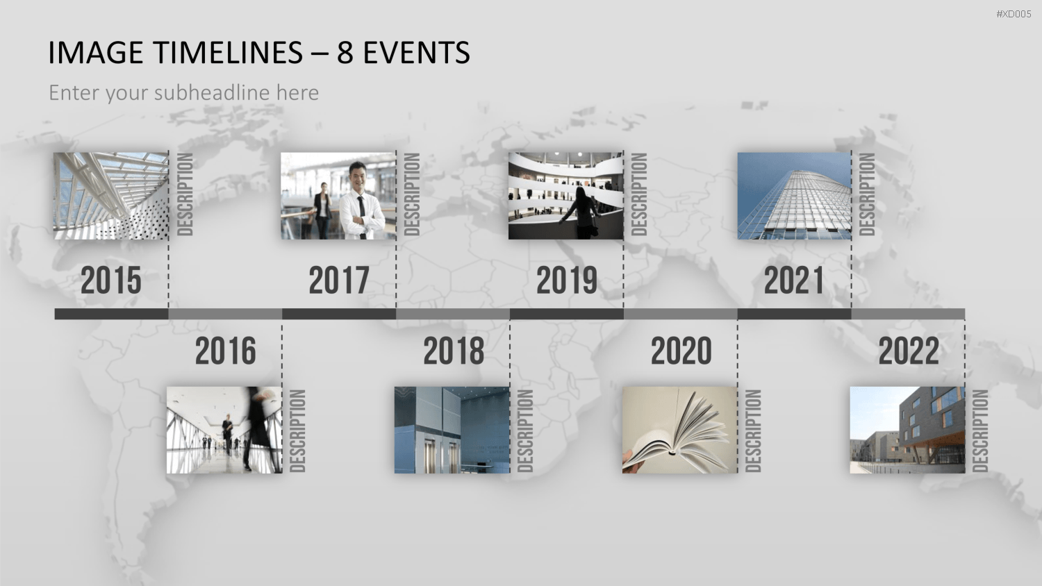 Zeitstrahl-Vorlagen-Paket (Timeline-Bundle) PowerPoint-Vorlage
