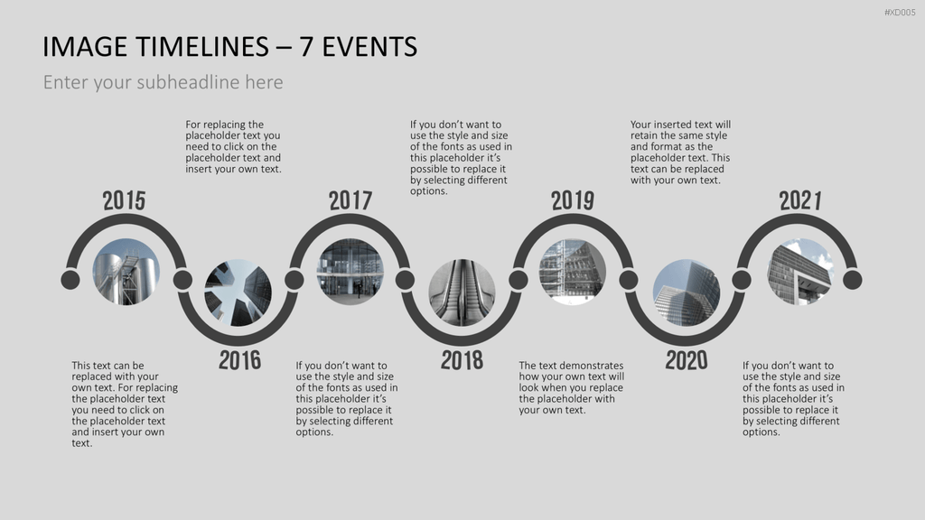 Zeitstrahl-Vorlagen-Paket (Timeline-Bundle) PowerPoint-Vorlage
