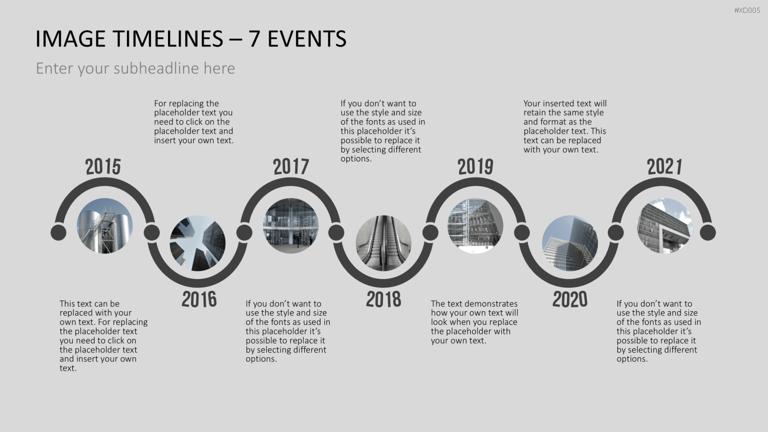 Zeitstrahl-Vorlagen-Paket (Timeline-Bundle) PowerPoint-Vorlage