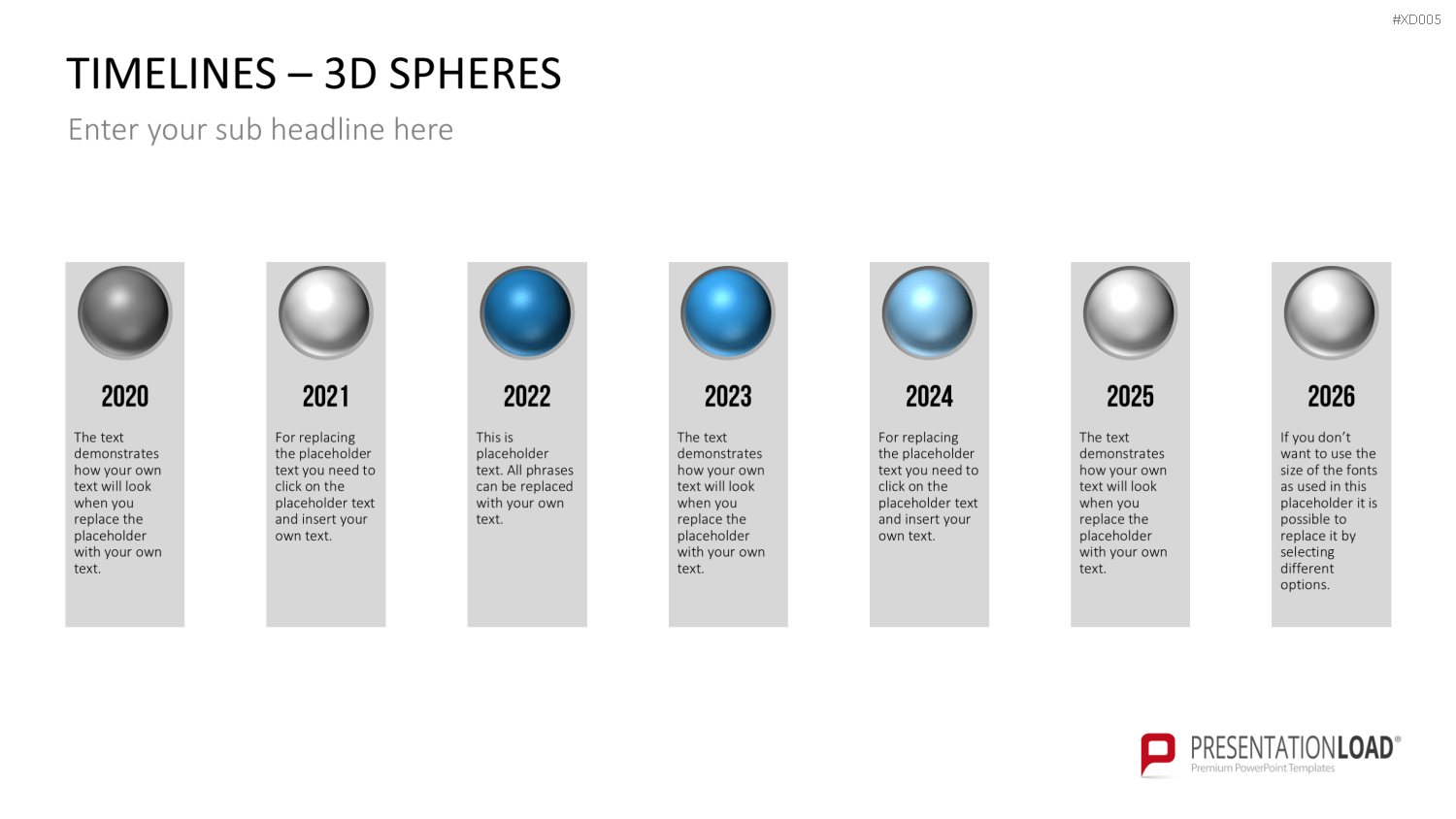 Zeitstrahl-Vorlagen-Paket (Timeline-Bundle) PowerPoint-Vorlage