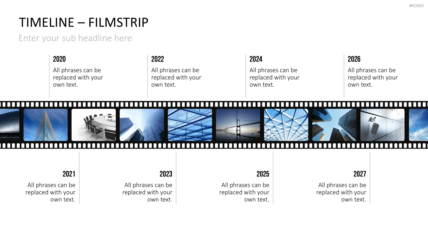 Zeitstrahl-Vorlagen-Paket (Timeline-Bundle) PowerPoint-Vorlage