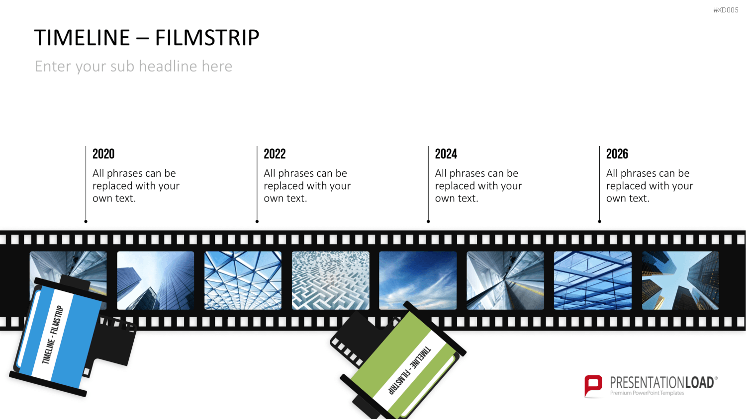 Zeitstrahl-Vorlagen-Paket (Timeline-Bundle) PowerPoint-Vorlage