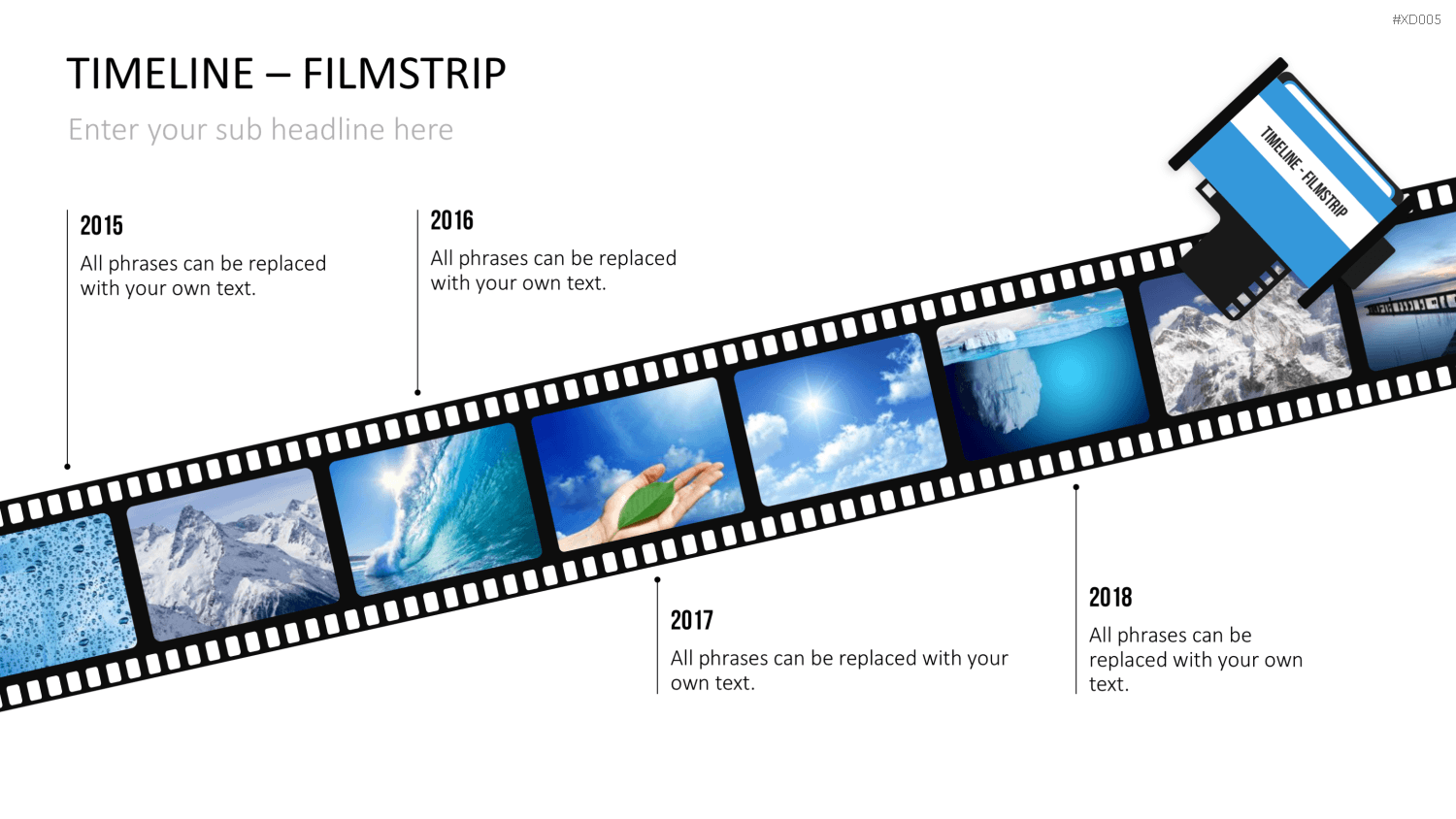 Zeitstrahl-Vorlagen-Paket (Timeline-Bundle) PowerPoint-Vorlage