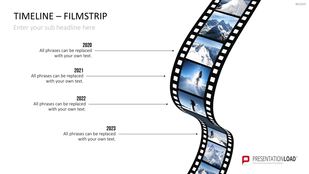 Zeitstrahl-Vorlagen-Paket (Timeline-Bundle) PowerPoint-Vorlage