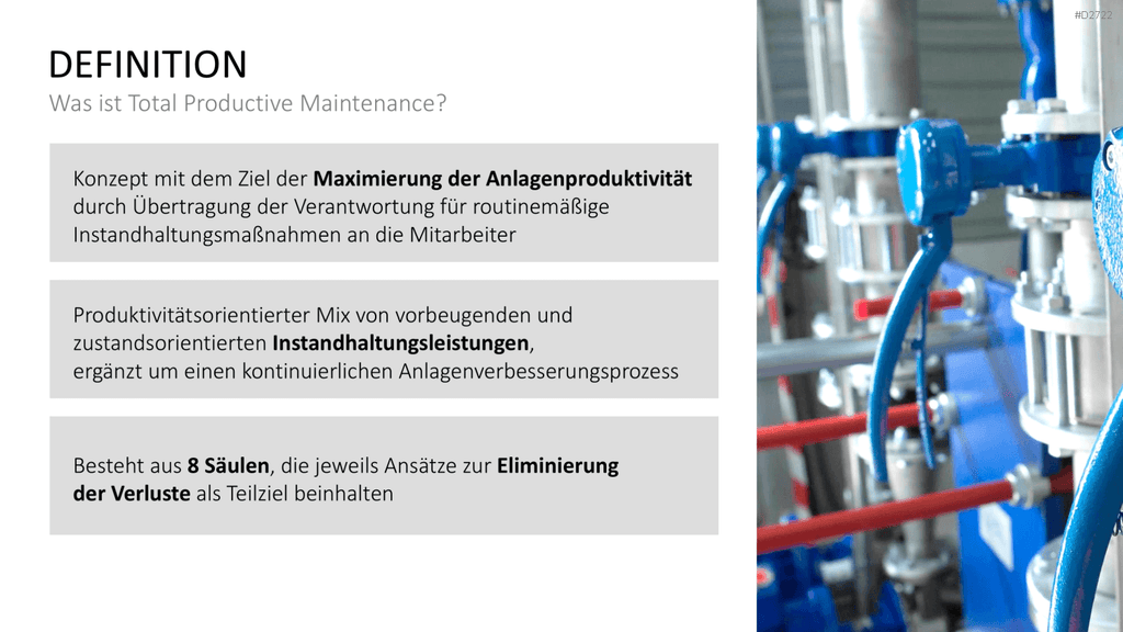 Total Productive Maintenance (TPM) PowerPoint-Vorlage