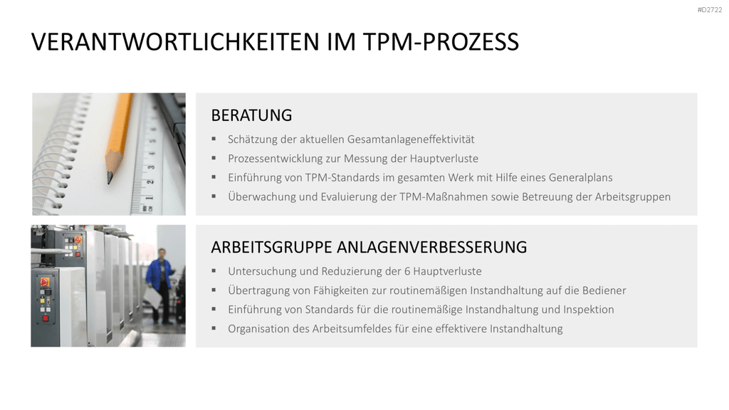 Total Productive Maintenance (TPM) PowerPoint-Vorlage