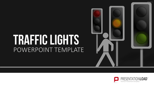 Ampel-Diagramme PowerPoint-Vorlage
