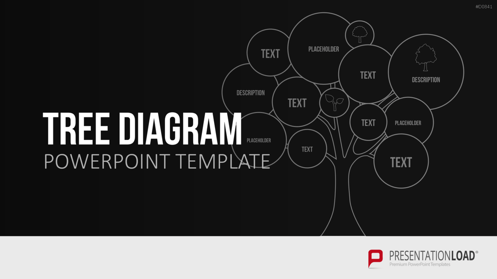 Baum-Diagramme PowerPoint-Vorlage