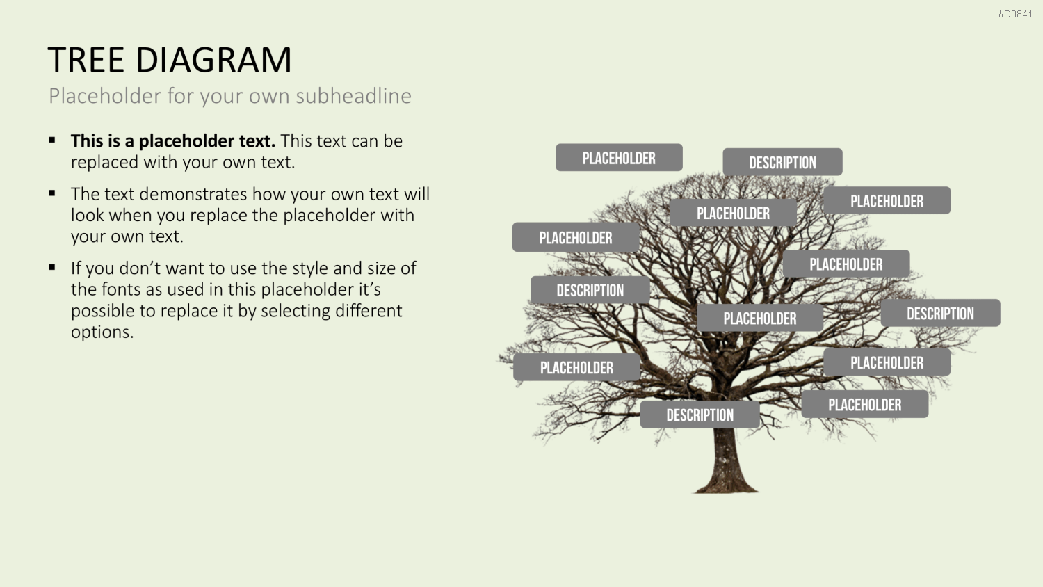 Baum-Diagramme PowerPoint-Vorlage