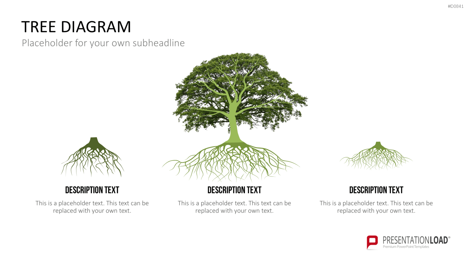 Baum-Diagramme PowerPoint-Vorlage