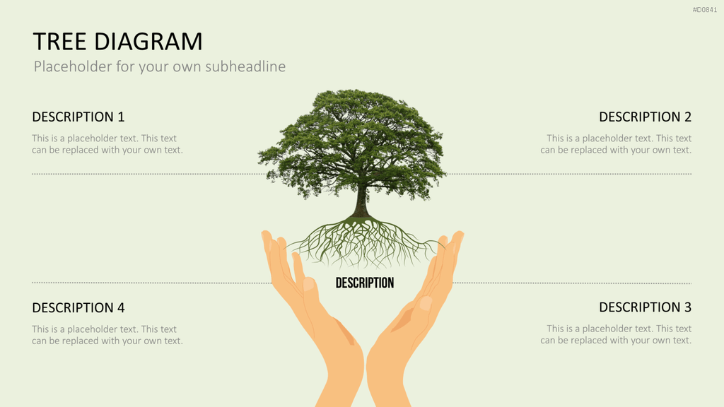 Baum-Diagramme PowerPoint-Vorlage