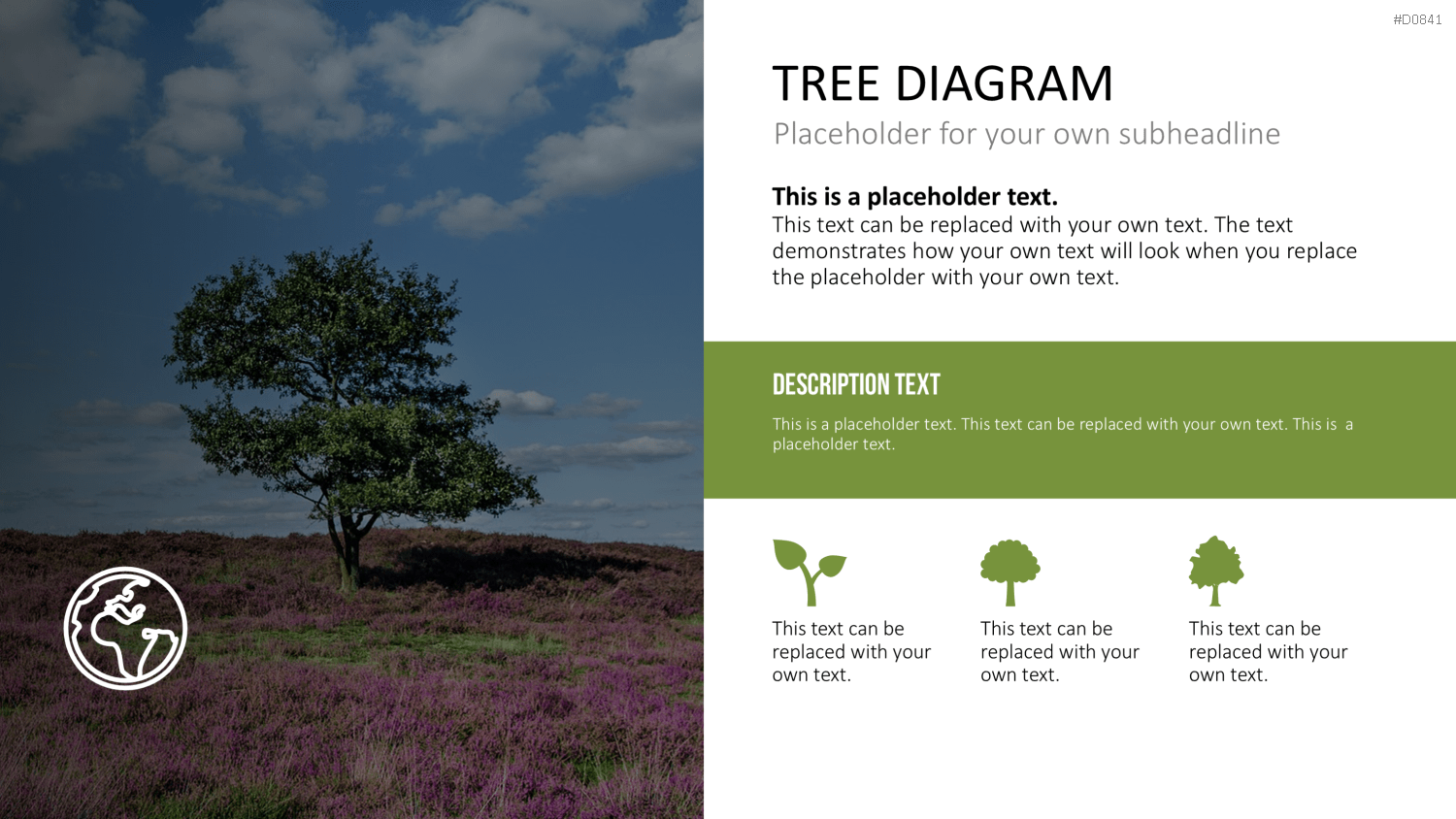 Baum-Diagramme PowerPoint-Vorlage