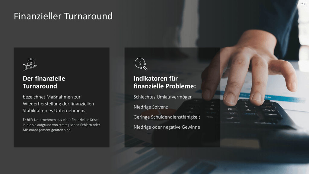 Turnaround Management PowerPoint-Vorlage