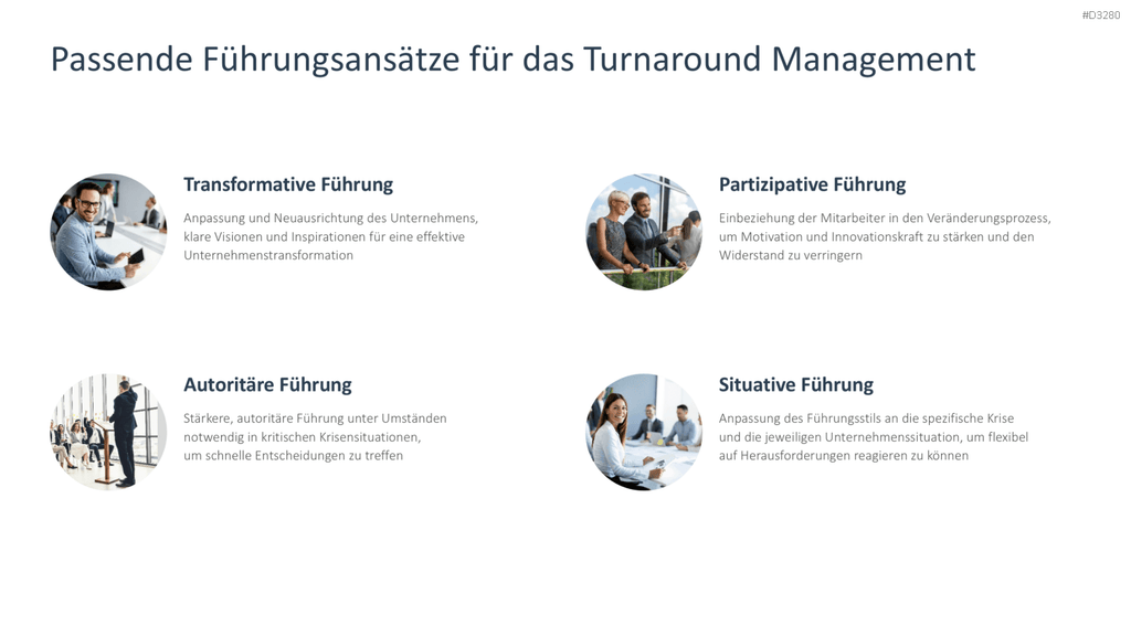 Turnaround Management PowerPoint-Vorlage