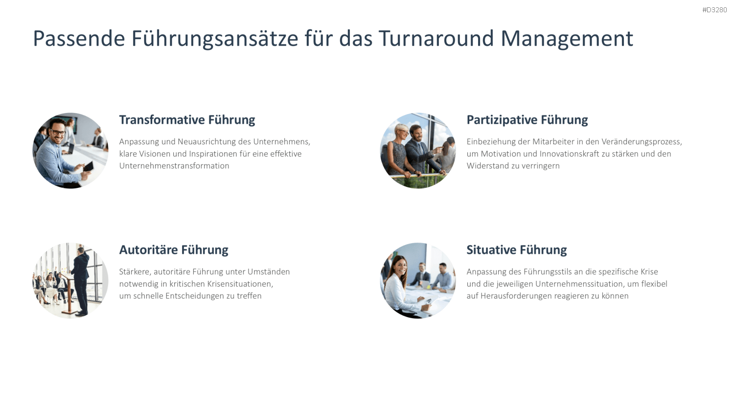 Turnaround Management PowerPoint-Vorlage