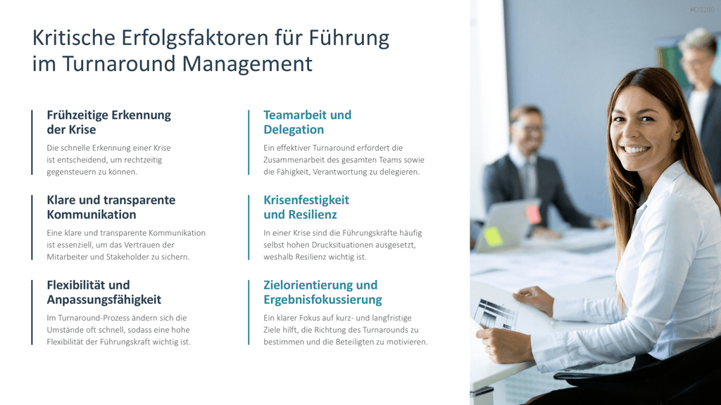 Turnaround Management PowerPoint-Vorlage
