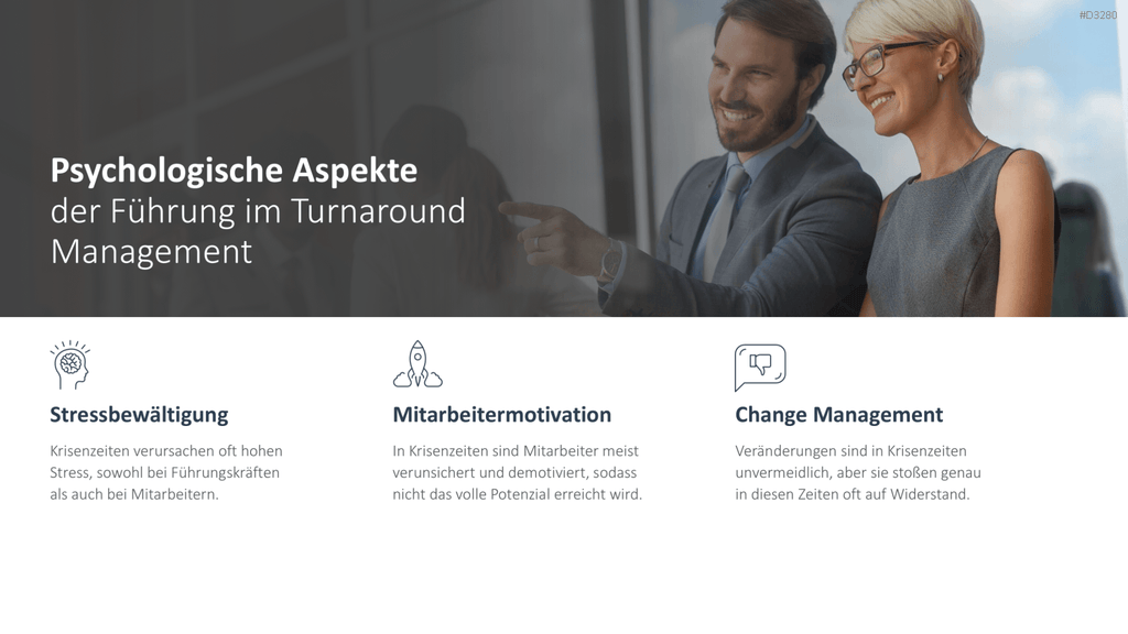 Turnaround Management PowerPoint-Vorlage