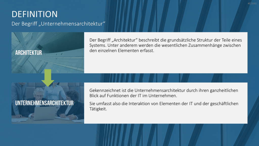 Unternehmensarchitektur PowerPoint-Vorlage