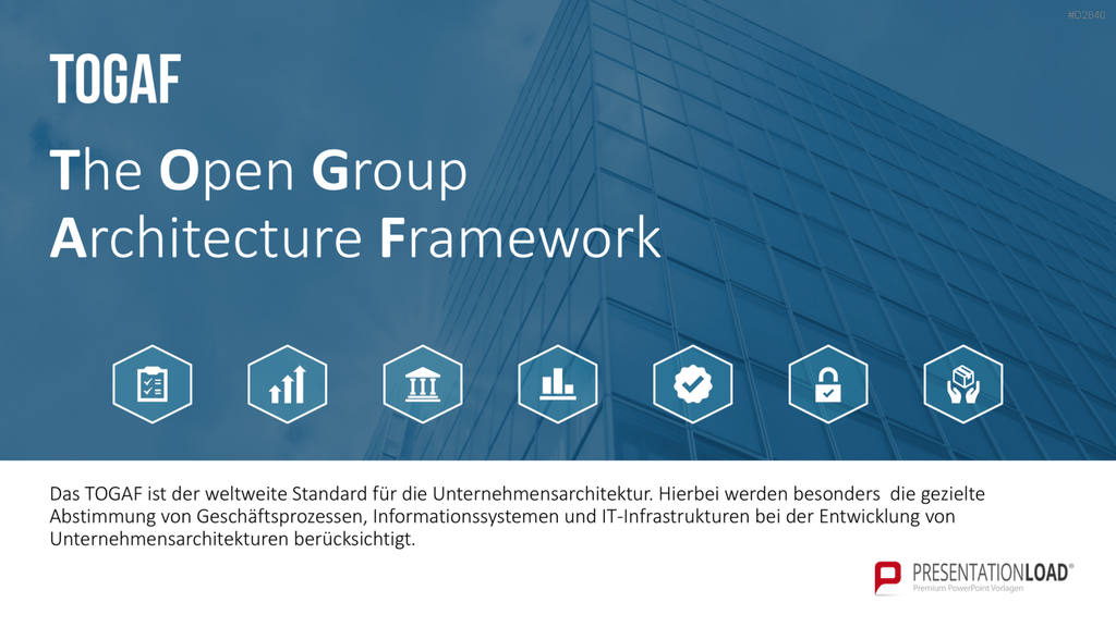 Unternehmensarchitektur PowerPoint-Vorlage