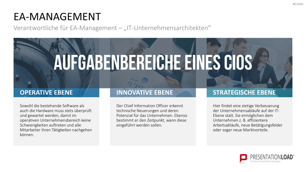 Unternehmensarchitektur PowerPoint-Vorlage