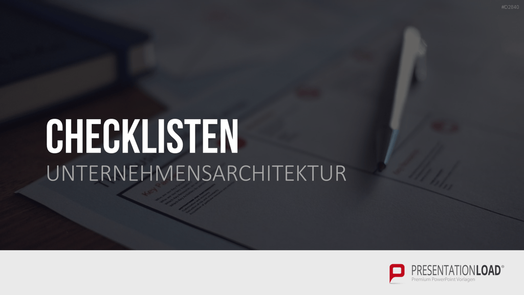 Unternehmensarchitektur PowerPoint-Vorlage