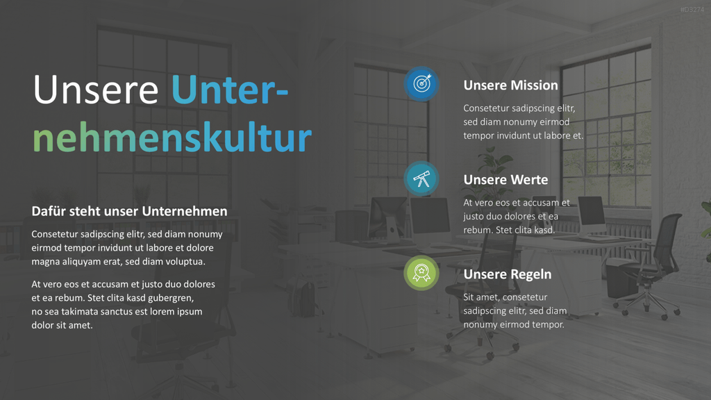 Unternehmenskultur PowerPoint-Vorlage