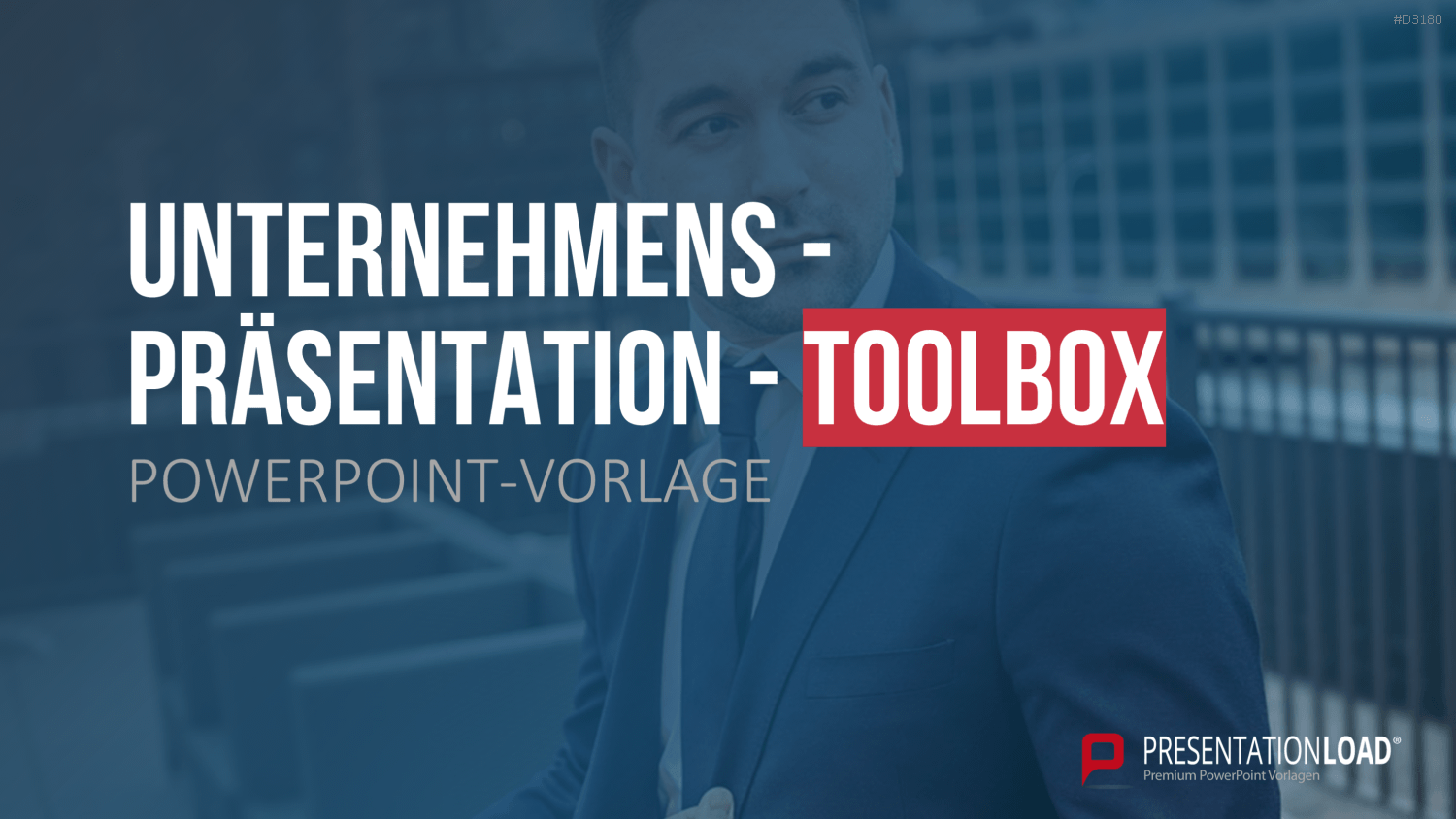 Unternehmenspräsentation-Toolbox PowerPoint-Vorlage