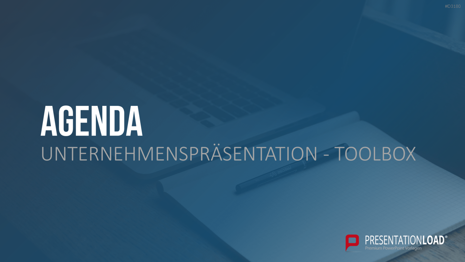 Unternehmenspräsentation-Toolbox PowerPoint-Vorlage