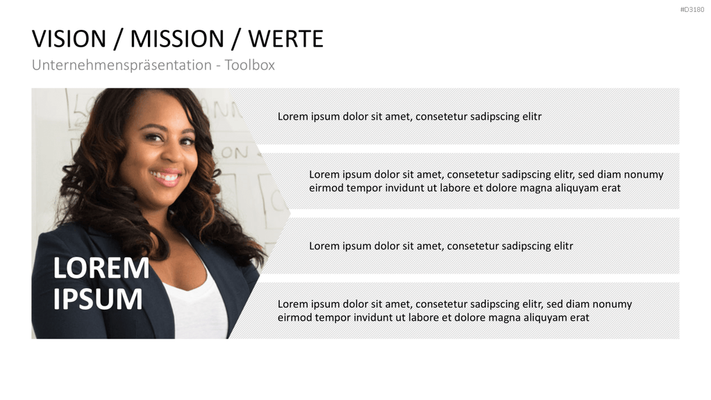 Unternehmenspräsentation-Toolbox PowerPoint-Vorlage