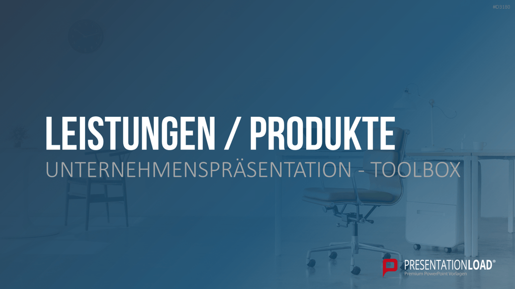 Unternehmenspräsentation-Toolbox PowerPoint-Vorlage