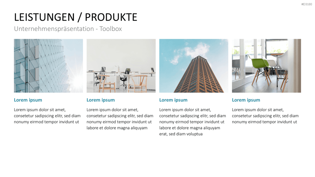 Unternehmenspräsentation-Toolbox PowerPoint-Vorlage