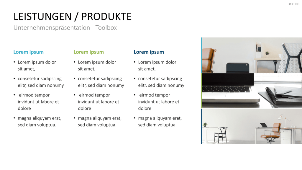 Unternehmenspräsentation-Toolbox PowerPoint-Vorlage