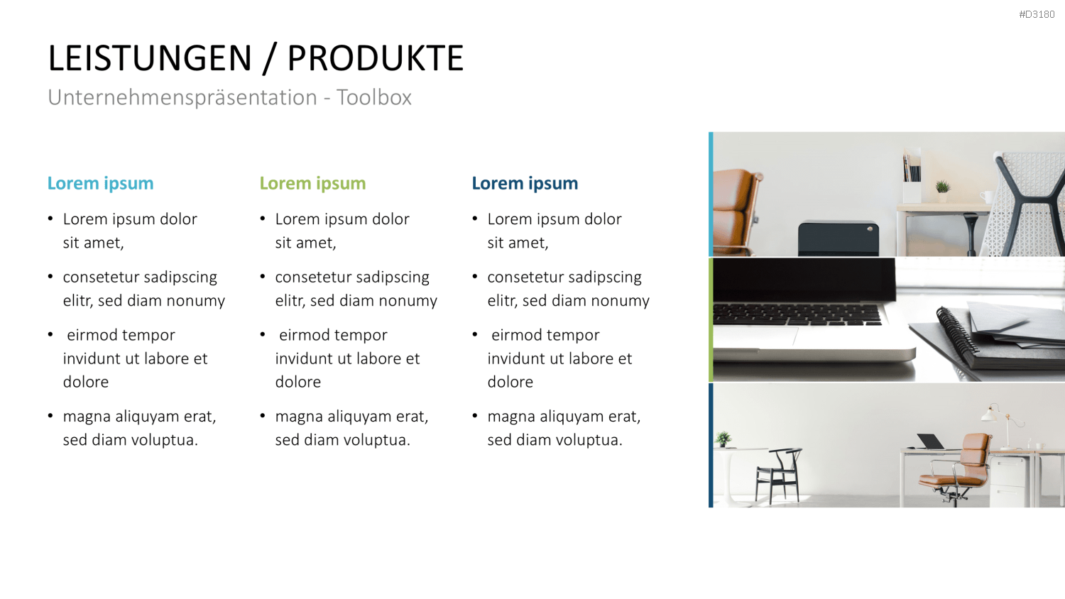 Unternehmenspräsentation-Toolbox PowerPoint-Vorlage