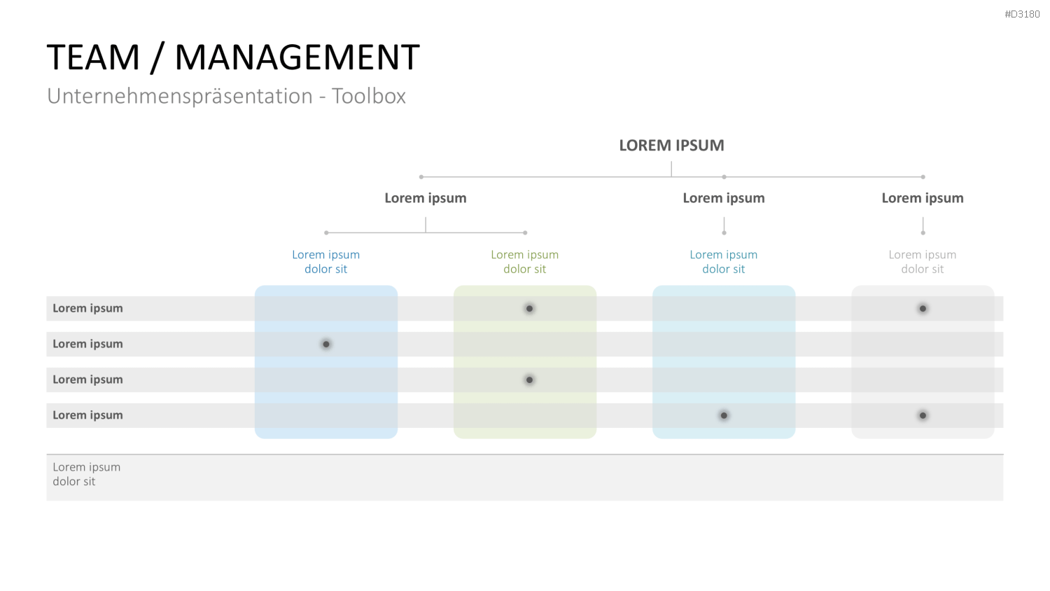 Unternehmenspräsentation-Toolbox PowerPoint-Vorlage