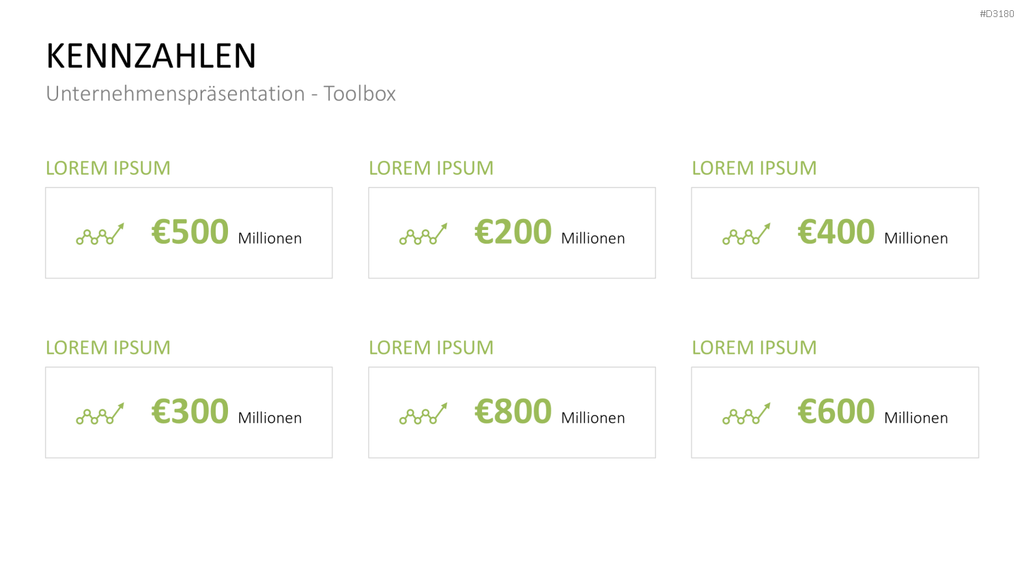 Unternehmenspräsentation-Toolbox PowerPoint-Vorlage