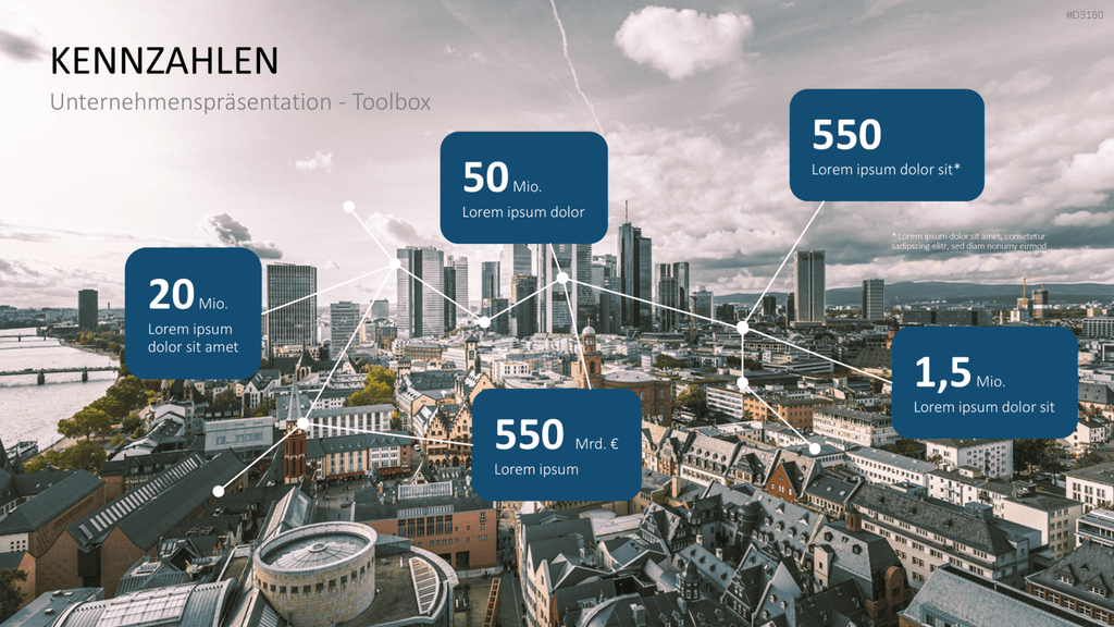 Unternehmenspräsentation-Toolbox PowerPoint-Vorlage