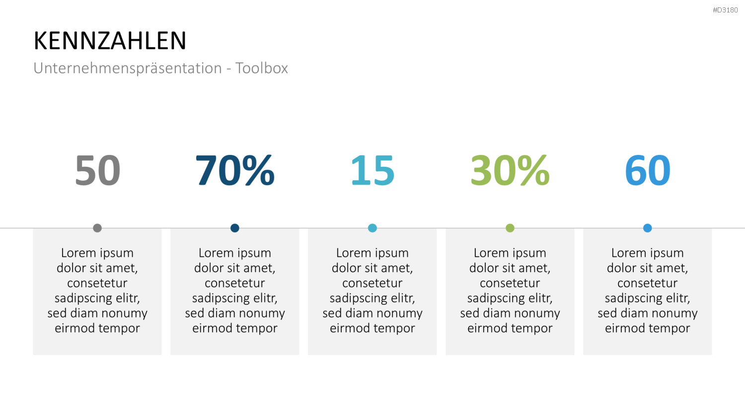 Unternehmenspräsentation-Toolbox PowerPoint-Vorlage