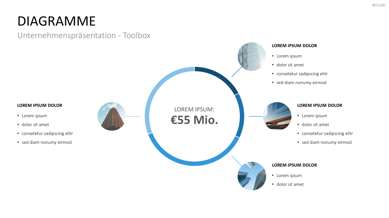 Unternehmenspräsentation-Toolbox PowerPoint-Vorlage