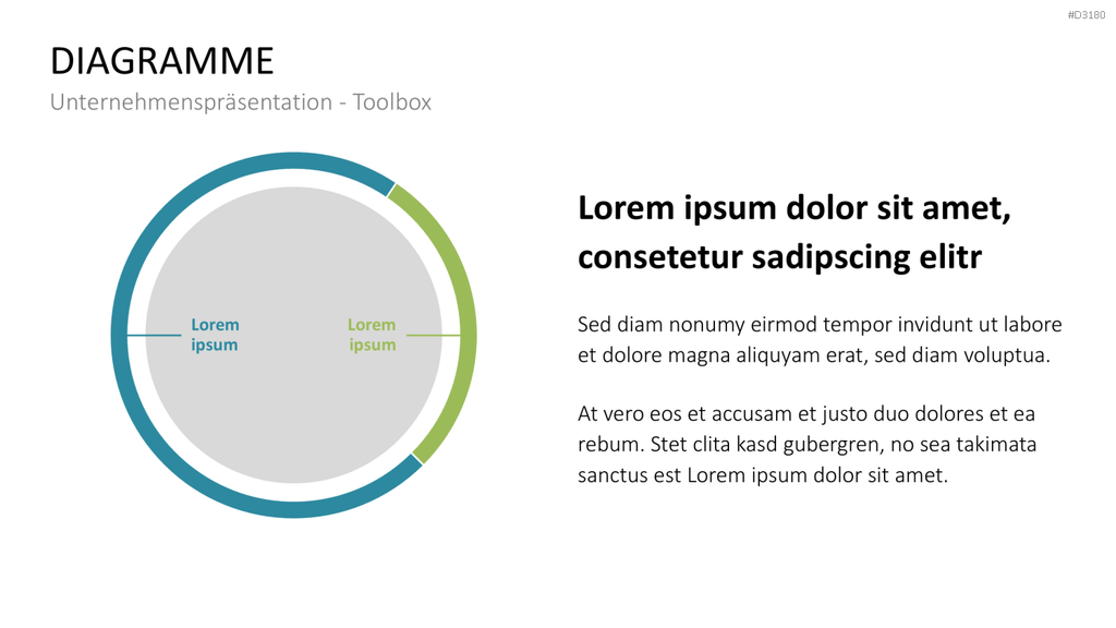 Unternehmenspräsentation-Toolbox PowerPoint-Vorlage