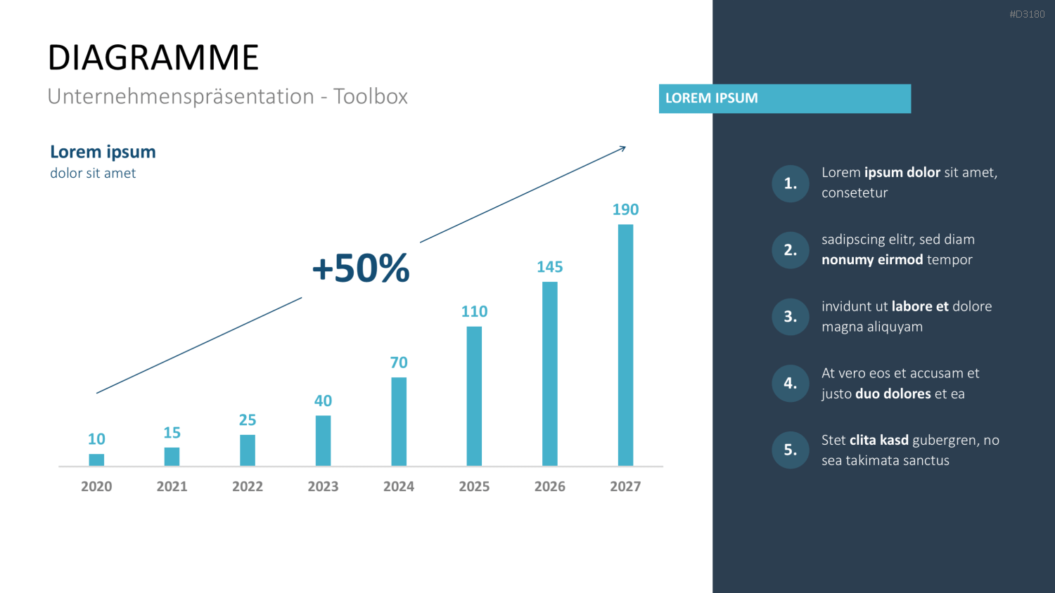 Unternehmenspräsentation-Toolbox PowerPoint-Vorlage
