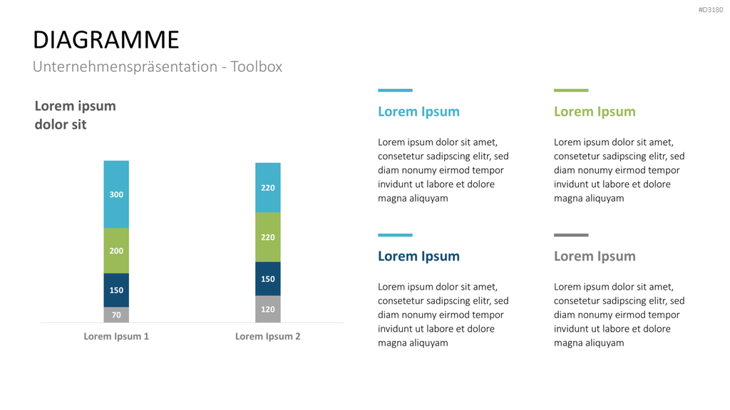 Unternehmenspräsentation-Toolbox PowerPoint-Vorlage