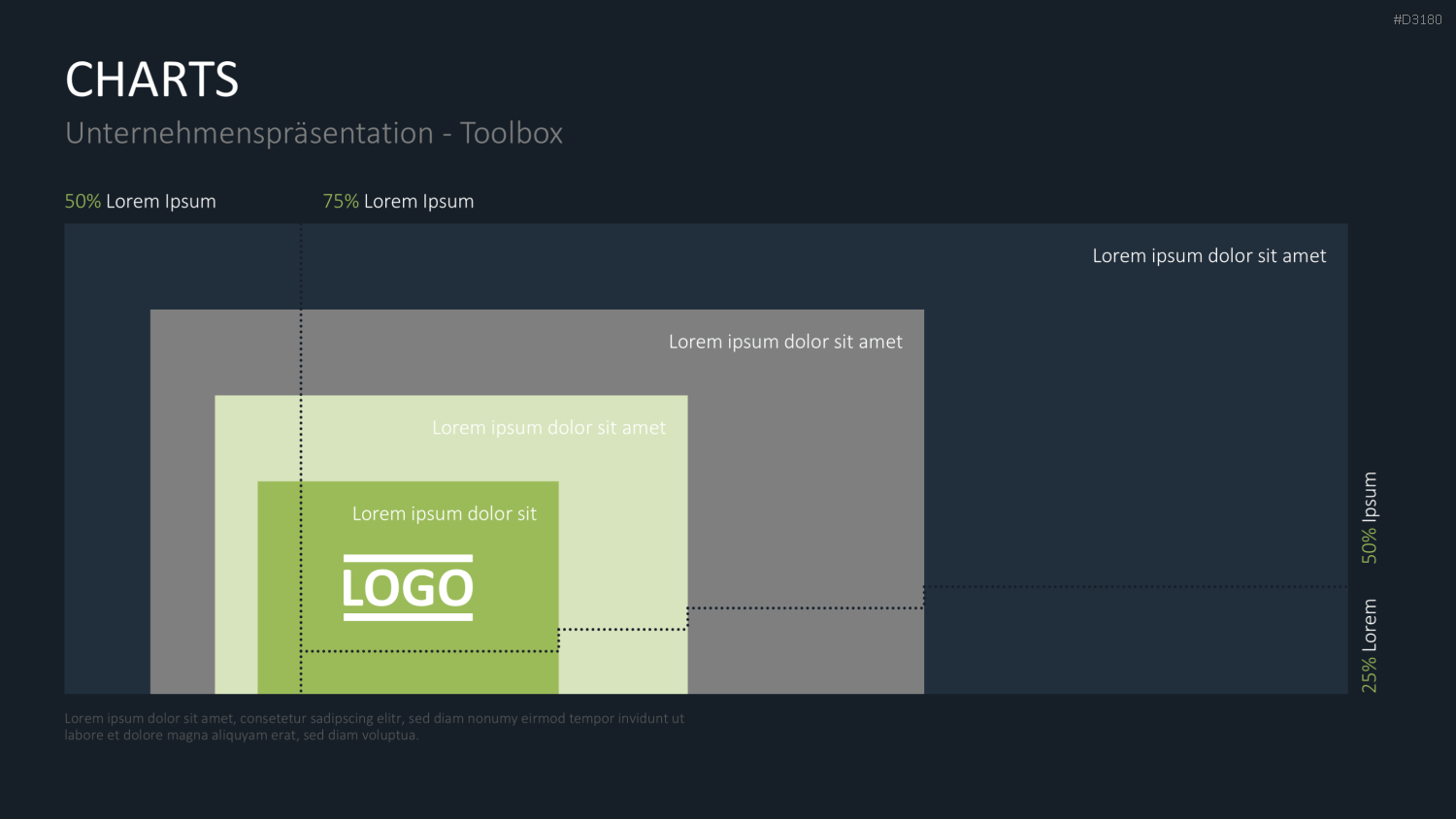 Unternehmenspräsentation-Toolbox PowerPoint-Vorlage