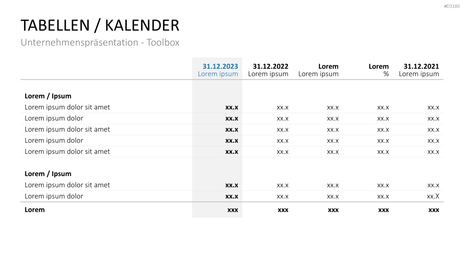 Unternehmenspräsentation-Toolbox PowerPoint-Vorlage