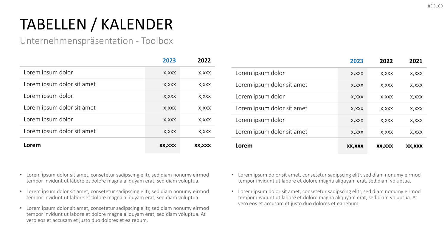 Unternehmenspräsentation-Toolbox PowerPoint-Vorlage