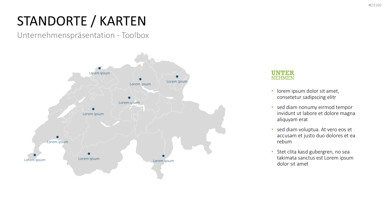 Unternehmenspräsentation-Toolbox PowerPoint-Vorlage