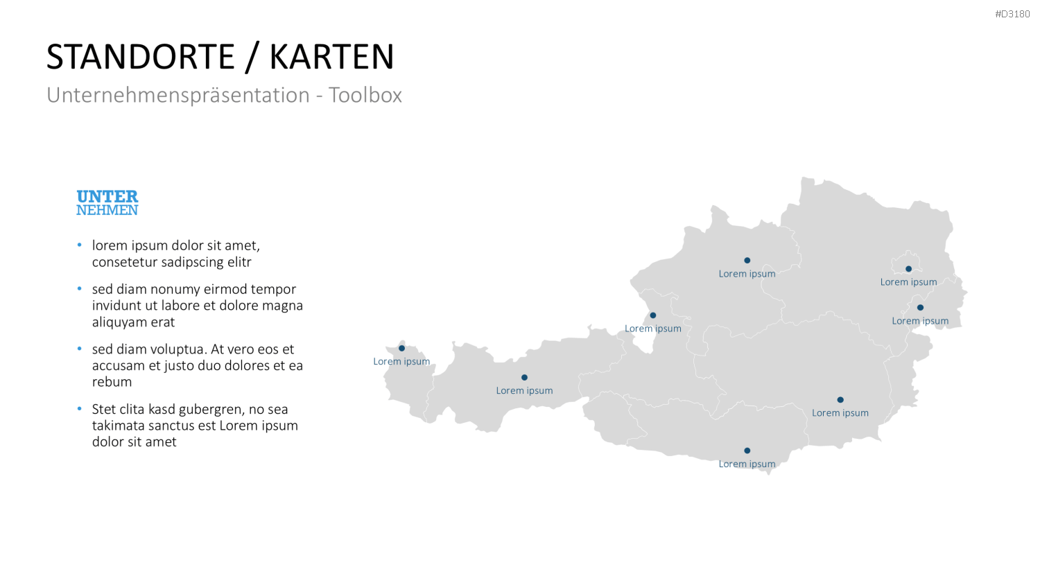 Unternehmenspräsentation-Toolbox PowerPoint-Vorlage