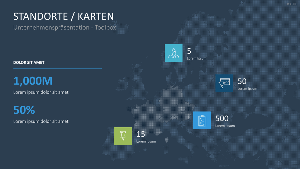Unternehmenspräsentation-Toolbox PowerPoint-Vorlage