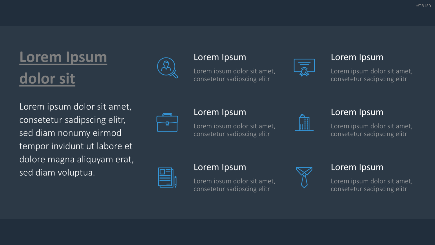 Unternehmenspräsentation-Toolbox PowerPoint-Vorlage
