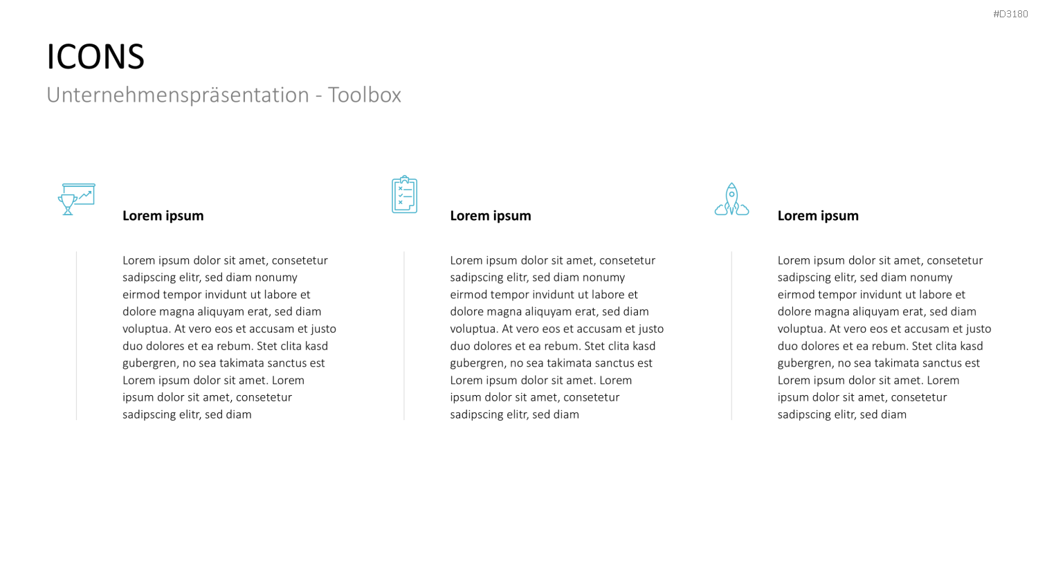 Unternehmenspräsentation-Toolbox PowerPoint-Vorlage